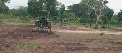Labour du périmètre maraîcher à Fada